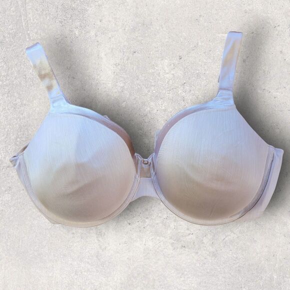 Vanity Fair Bra Underwire Shaping Full Figure 42DD Beige Padded Wide Strap 76338 - Picture 1 of 7